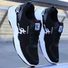 Zapatillas de correr para hombre otoño nuevo cuero impermeable antideslizantes zapatilla tendencia coreana versátiles zapatos casuales zapatos de viaje