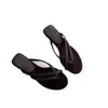 Chanclas tejidas de moda para mujer, nuevo estilo Verano 2026, chanclas con tira de dedo y tacón de cuña antideslizantes para uso en exteriores, zapatos de playa para vacaciones