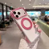 Los bordes ondulados de colores son adecuados para la funda magnética del iPhone 18ProMax de Apple y el soporte 360 del 16Pro