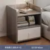 Mesita de noche para apartamentos pequeños, mueble de almacenamiento ultradelgado, estante simple para viviendas de alquiler, mesita de noche estrecha para dormitorio