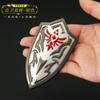 Leyenda de Zelda Aliento de la Naturaleza Reino Circundante Lágrimas Escudo Real Escudo Protector Modelo de Metal Juguete