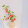 Galhos de Maçã Simulados, Galhos de Maçã Simulados, Galhos de Frutas, Vasos, Exibição de Flores, Galhos de Frutas, Maçã Simulada com Folhas