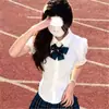 Conjunto de Uniforme Jk Doce e Picante Estilo Universitário Cintura Marcada Manga Curta Pura Desejo Uniforme Escolar Saia Xadrez Sexy Uniforme Jk Genuíno Original