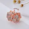 Joyas de boutique aleación full diamond una variedad de pinza de garra pequeña chapado pinza de garra extraña tamaño pequeño clip para el borde del fleco clip para el cabello