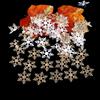 Decoración Navideña Transfronteriza Copos de Nieve Confeti para Lanzar Fiesta de Bodas DIY Copos de Nieve Falsos Fabricante de Accesorios Navideños