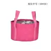 Balde para banho de pés isolado extra alto acima do joelho, dobrável e portátil, com suporte dobrável, balde para lavar os pés, bolsa para banho de pés para mulheres