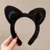 Faixa de Cabelo Fofa para Lavar o Rosto para Mulheres 2024 Nova Headwear de Desenho Animado Faixa de Cabelo Faixa de Cabelo Grampo de Cabelo de Pelúcia Presente Venda por Atacado