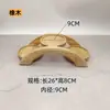 Olla Caliente Estilo Chino Vajilla Creativa, Soporte de Exhibición Personalizado en Forma de Arco, Plato de Exhibición Escalonado de Madera Maciza, Contenedor Personalizable para Servir Sushi