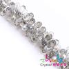 Suministro directo de fábrica 12*22 giro gota de agua Blanco color electrochapado aretes colgante accesorios de joyería accesorios de ropa