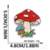 Pegatinas de Tela Bordadas Serie de Hongos Accesorios para Ropa sin Coser Decoración de Juguetes Pegatinas Bordadas DIY Seleccionado Punto al por Mayor