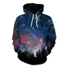 Sudadera con capucha casual holgada de animales de venta caliente transfronteriza para hombre, sudadera con capucha estampada colorida personalizada de talla grande