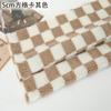 Tejido de Felpa de Cordero Engrosado Forro Cálido Felpa de Muñeco Terciopelo Jacquard con Textura Felpa Plush Tejido para Ropa Ramo Hecho a Mano