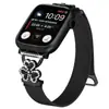 Adecuado para Apple 1-10 Generación Correa Metálica para Reloj Apple Watch Corazón Trébol Milanés Ultra