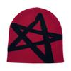 Gorro de punto de cinco puntas transfronterizo nuevo otoño e invierno cálido frío gorro de lana para hombre y mujer gorro de hip-hop para comercio exterior