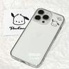 Capa de Celular Pochacco com Design Minimalista de Nicho Adequada para iPhone 13, 12/11 Pro, Transparente Xr/Xs, Borda Reta 7/8