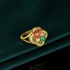 Falda de Cara de Caballo Vestido Antiguo Accesorios Floración Anillo Rico Nicho Diseño de Alta Gama Índice Personalizado Sencillo Pulsera Versátil