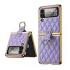 Adecuado para Samsung Z Flip8/7 Funda de Teléfono 6/5 Anillo Galvanizado Estilo Chanel 4/ 70% de descuento Pantalla Plegable Anticaída Funda Protectora