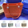 Venta al por mayor de fábrica nuevo producto gran cantidad en stock bolsa de playa EVA mini bolsa bolsa de playa EVA almacenamiento cesta de baño