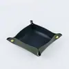 Bandeja de almacenamiento de cuero Estilo nórdico para escritorio Bandeja de almacenamiento Estilo ins Bandeja de almacenamiento para cosméticos, joyas, llaves Transfronterizo