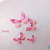 2-5cm Tul de Doble Capa Mariposa DIY Pasador de Pelo Disfraz Maquillaje de Ojos Material Joyería Accesorios Pegatina Facial Foto Selfie