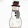 Los productos de madera son muy populares en el extranjero, decoración de escritorio de muñeco de nieve de Navidad de 3 piezas, manualidades de madera, venta al por mayor de accesorios de Yiwu