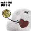 Suprimentos para Animais de Estimação Transfronteiriços: Brinquedo de Cachorro Fofo com Cabeça Inclinada em Formato de Coração de Amor, Pelúcia para Dentição com Erva-Gateira e Papel Amassável para Autoentretenimento de Gato