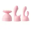 Vibrador Lai Le com Capa para a Cabeça, Capa para Chuveiro, Capas para Mãos e Língua, Capas para Dedos e Vibrador de Massagem Av para Uso com Brinquedos Sexuais