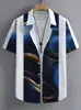 2026 Camisa 3D Transfronteriza para Hombre Serie Estación Independiente Estampado Digital 3D Camisa Hawaiana para Hombre Fabricante de Origen