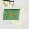 Polvo de Brillo Dorado Sobre Sello de Cera Diario DIY Regalo para Adultos Tarjeta de Felicitación Invitación Examen de Admisión Preparatoria Sobre Multicolor Venta al por Mayor