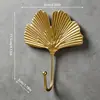 Gancho de Parede para Casacos e Chapéus de Entrada Transfronteiriço, Decoração de Parede para Casa, Porta-Chaves de Ferro Artístico de Luxo Leve, Gancho de Decoração de Parede