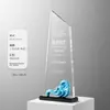 Nuevo Trofeo Creativo de Cerámica y Cristal 2026 para Empleados Destacados, Premio de Alta Gama para Reunión Anual, Hecho a Medida