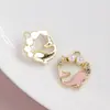 [Serie Oceánica] Colgante de Cola de Sirena Estrella de Amor Incrustada Colgante Hecho a Mano DIY Accesorios para Pulsera Collar