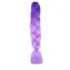 Trenzas Grandes de Fibra Sintética de Comercio Exterior, Trenzas de Colores, Peluca, Cabello para Trenzas Jumbo, Rastas Africanas, Cabello para Crochet
