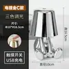 Pensador de Atmósfera Transfronteriza Hombrecito Dorado Hermanos Lámpara de Mesa Decorativa Recargable para Restaurante, Dormitorio, Cafetería de Alta Gama, Luz de Noche