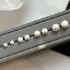 Pendientes de Plata de Ley S925 con Perla Rosa Flor de Cerezo para Mujer, Lujo Ligero, Elegantes Pendientes de Botón de Gama Alta, Joyería Versátil Popular