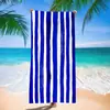 Toalla de Playa de Microfibra Toalla de Playa Estampada Toalla de Playa Rayada Tela de Toalla de Comercio Exterior Europeo y Americano Toalla de Natación para Adultos Transfronteriza