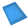 Alfombrilla de Silicona de Resina de Cristal para Manualidades DIY Fabricación de Joyería Anti-Suciedad Alfombrilla de Escritorio Base con Marco de Metal