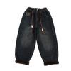Calça Jeans de Outono para Meninas 2025 Nova Moda Estilo Coreano Tendência Calça Dad Calça Casual para Crianças Maiores Transfronteiriço