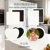 Ímã de Geladeira Cerâmico de Transferência de Calor DIY Criativo Magnético para Foto Coração Quadrado Ímã Decorativo Presente