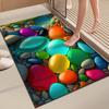 Alfombrilla de suelo de barro de diatomeas para guijarros transfronteriza, alfombrilla absorbente antideslizante para baño, alfombrilla de secado rápido para pies, alfombra para puerta de inodoro del hogar