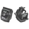 Interruptor de tipo barco KCD4 de 6 pies, 3 posiciones, doble restablecimiento, una pieza, impermeable, impresión inicio apagado de emergencia, 6 pies, negro, impermeable