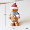 Decoración de Hombre de Jengibre Navideño Decoraciones Navideñas Adornos de Atmósfera para Escritorio Regalos de Navidad