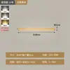 Luz de Pasillo de Espectro Completo, Luz de Techo Minimalista de Tira Larga con Textura de Madera Nórdica, Luz para Entrada Balcón, Luz LED