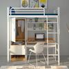Cama de Apartamento Cama Inferior Mesa Cama de Dormitorio Cama para Estudiante de Colegio Personal Hogar Cama Doble de Dos Pisos Cama Combinada Integrada