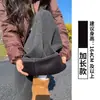 Calça Larga Cor de Café Linha Média para Mulheres, Novo Estilo Outono/Inverno, Casual Reta Solta, Com Veludo, Calça Esportiva de Arroz com Banana