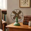 Adornos de resina para decoración del hogar, estilo bar, artesanías vintage desgastadas, abanico vintage 13644