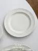 Anmu Liangpin Exportações Cerâmica Estilo Coreano Estilo Ins Renda Textura Fosca Louça, Copos de Água, Tigelas para Lanches e Pratos