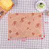 Placa de almohadilla desechable a prueba de aceite de grado alimenticio de fábrica, papel recubierto personalizado para hornear hamburguesas, sándwiches, tostadas, juego de papel para envolver