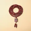 Atacado Sandália de Sangue Sândalo Africano Folha Pequena Sândalo Vermelho Contas Budistas, Vários Estilos e Especificações, Pulseiras Estilo Étnico, Contas de Rosário