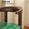 Sillón Individual Giratorio, Silla de Madera Maciza para Sala de Estar, Silla de Ocio para Dormitorio y Balcón, Sillón Individual Famoso en Internet con Respaldo